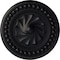 Ekena Millwork Foster Shell Ceiling Medallion (Fits Canopies up to 9 5/8"), Hnd-Painted Steel Gray, 15 3/4"OD x 2"P CM15FOSGS - alternate 1